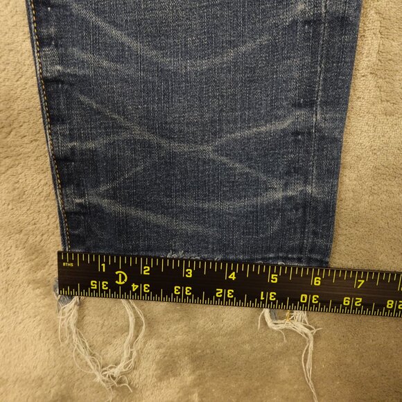 American Eagle Jeans Slim Distressed Extreme Flex Jean Men's 31x32 Blue Denim - Picture 8 of 12